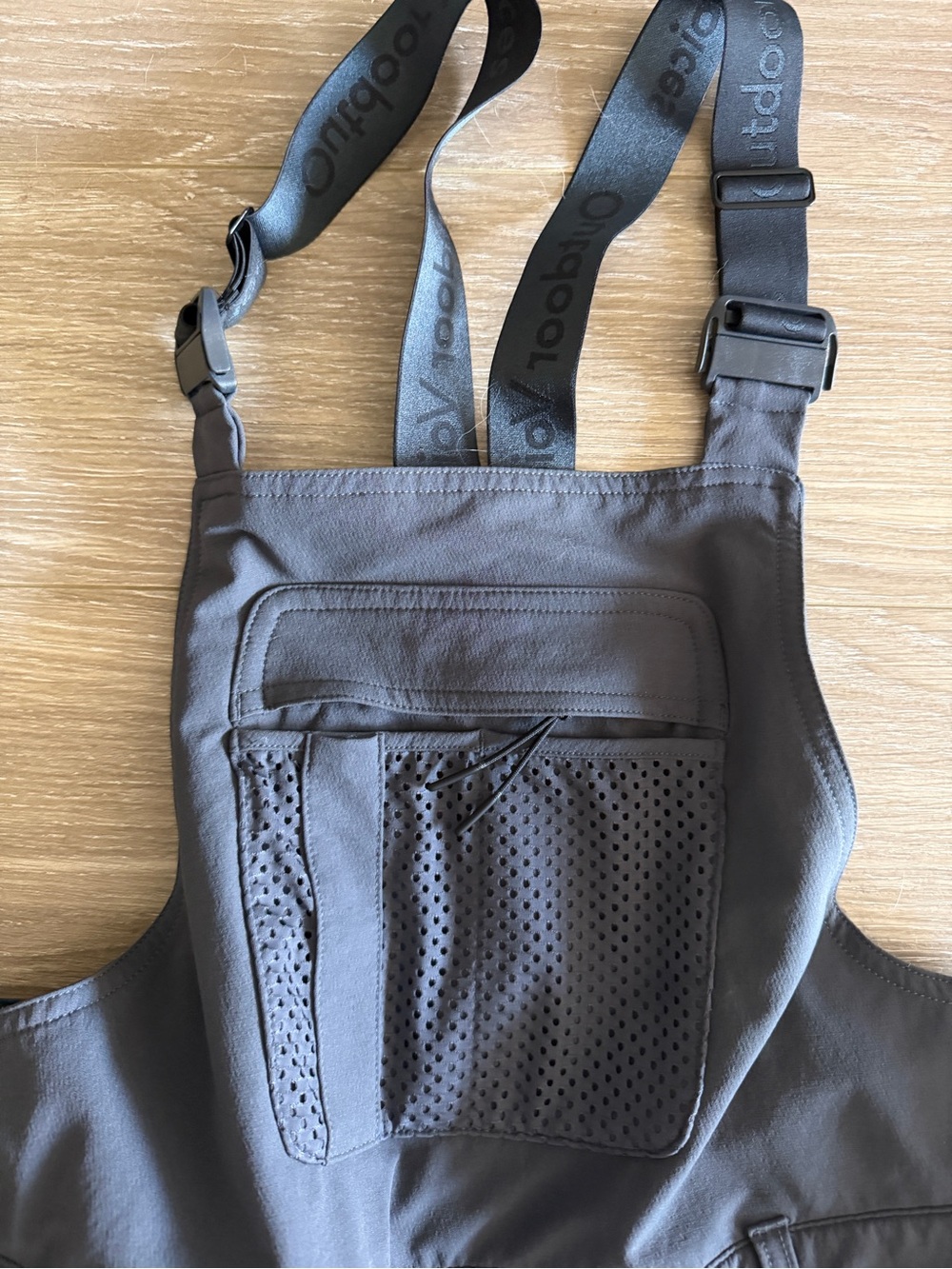 Outdoor voices rectrek overalls black cargo pocket hiking gorpcore convertible S - Picture 9 of 12
